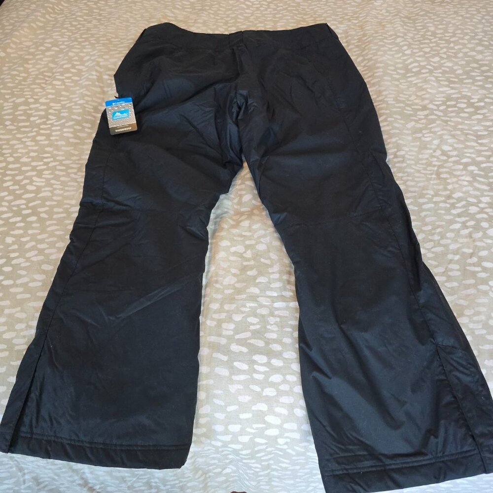 Womens 2X Ski Pant Modern Mountain 2.0 Black Waterproof Adjustable Waistband - Picture 4 of 9